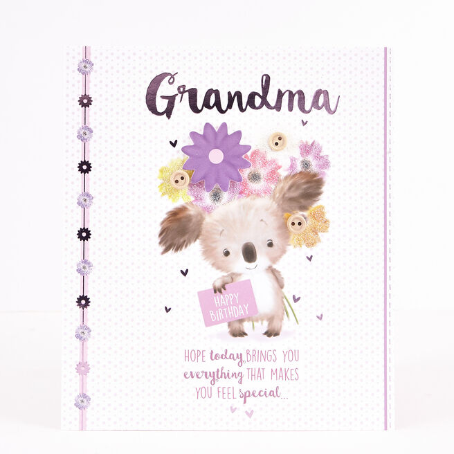 Great NANA Great GRANDMA  personalised birthday card personalised Special card